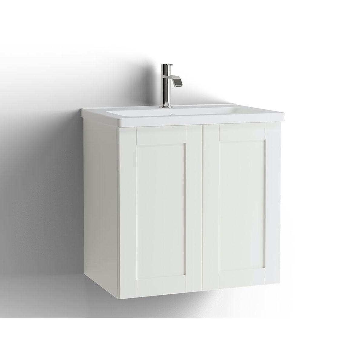 Tvättställsskåp Vedum Free 600 Compact med 2 Luckor | badrum - badrumsmobler - tvattstallsskap-och-kommod | KakelKungen