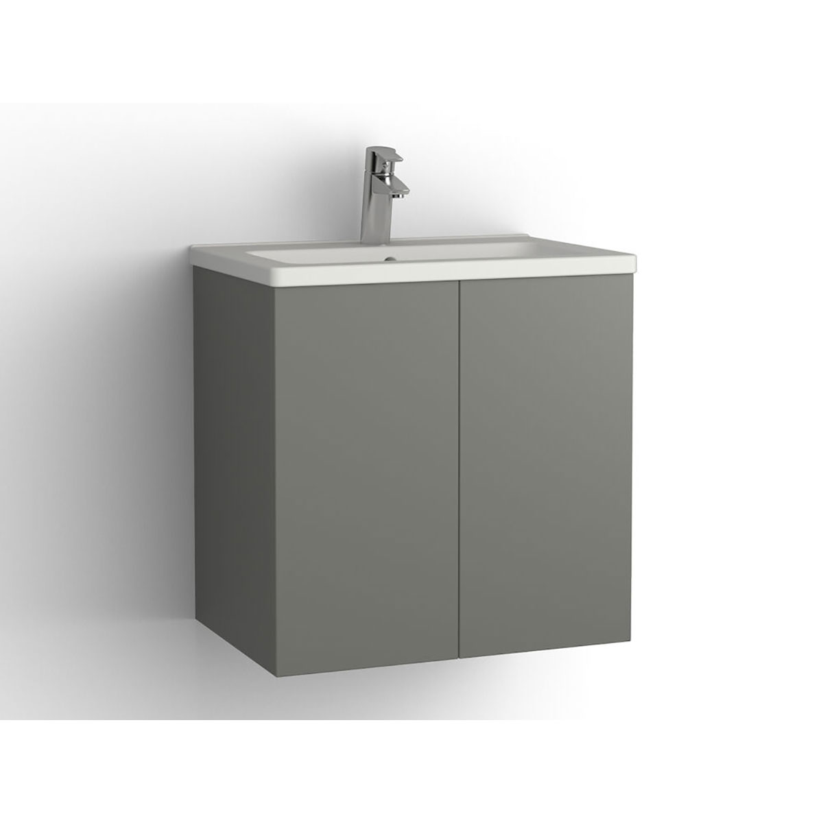 Tvättställsskåp Vedum Free 600 Compact med 2 Luckor | badrum - badrumsmobler - tvattstallsskap-och-kommod | KakelKungen