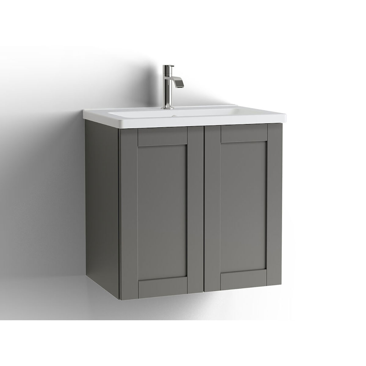 Tvättställsskåp Vedum Free 600 Compact med 2 Luckor | badrum - badrumsmobler - tvattstallsskap-och-kommod | KakelKungen