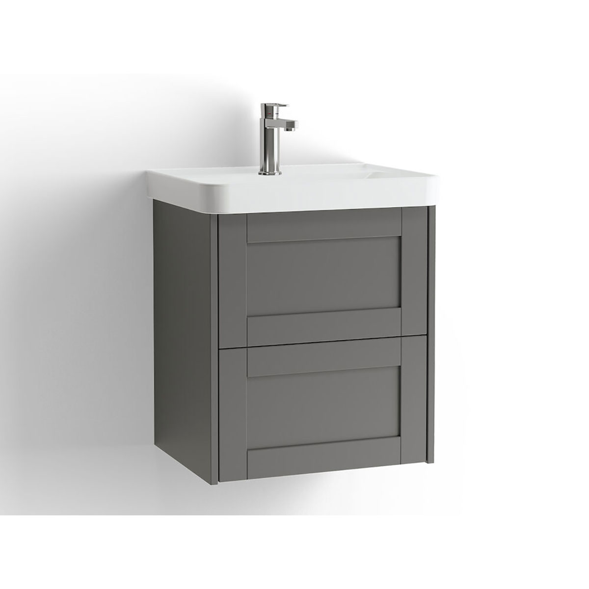 Tvättställsskåp Vedum Mezzo Frame 500 med 2 Lådor | badrum - badrumsmobler - tvattstallsskap-och-kommod | KakelKungen