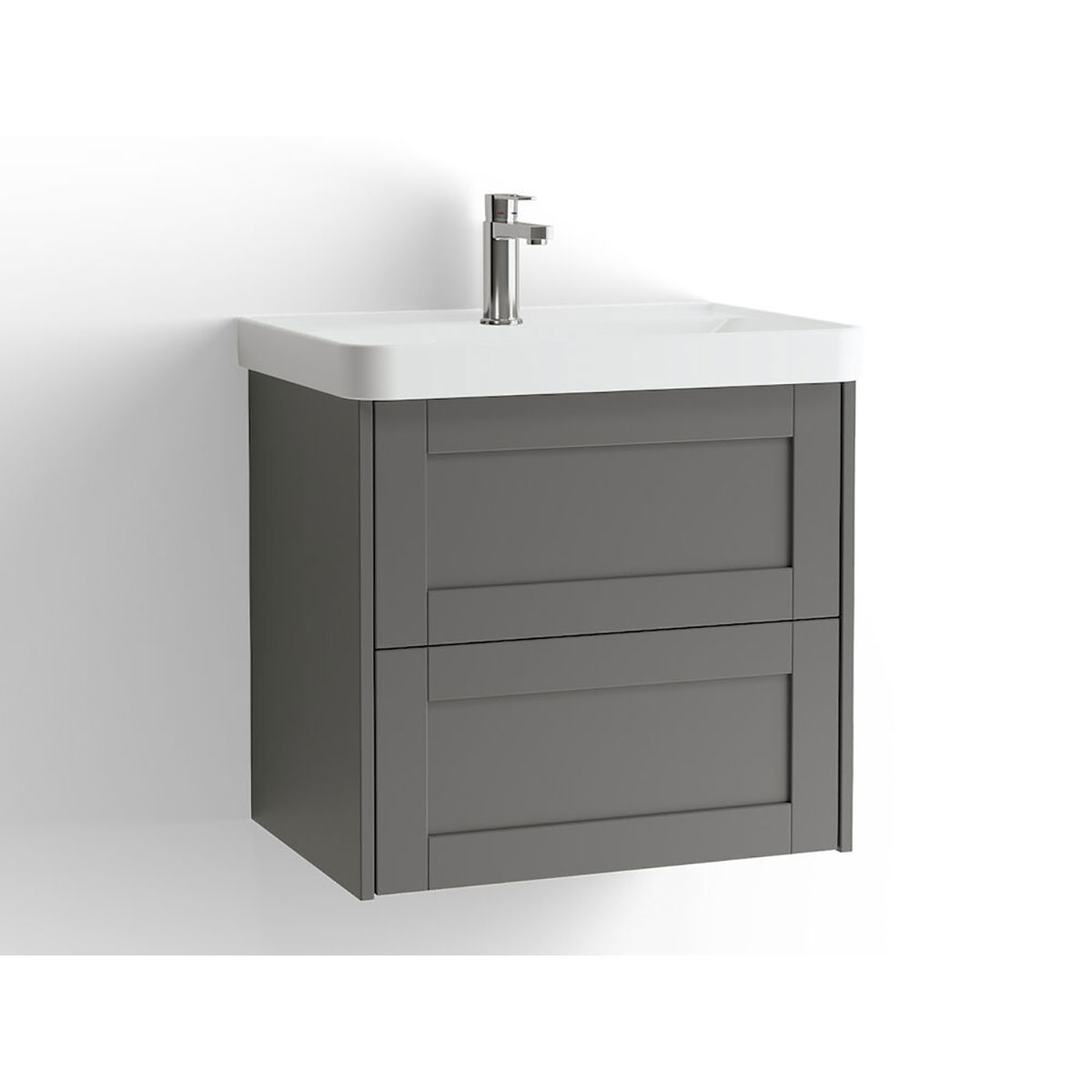 Tvättställsskåp Vedum Mezzo Frame 600 med 2 Lådor | badrum - badrumsmobler - tvattstallsskap-och-kommod | KakelKungen