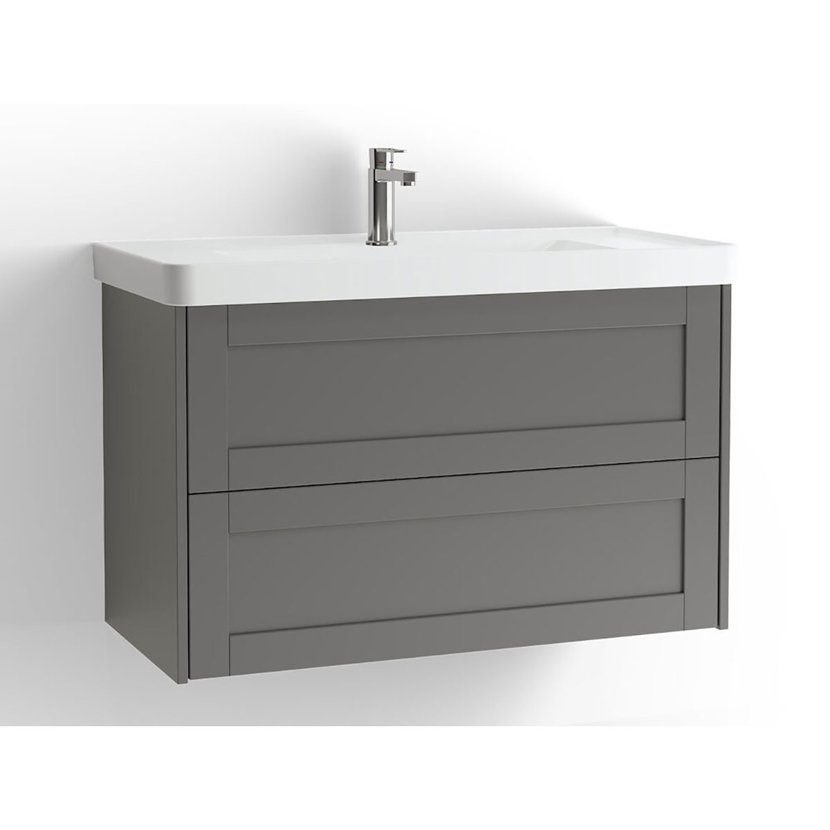 Tvättställsskåp Vedum Mezzo Frame 900 med 2 Lådor | badrum - badrumsmobler - tvattstallsskap-och-kommod | KakelKungen