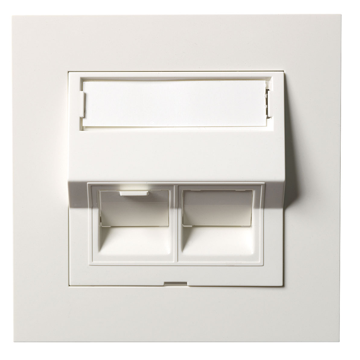 Modularuttag Elko Plus 1X8 UTP C6 T Fjällvit
