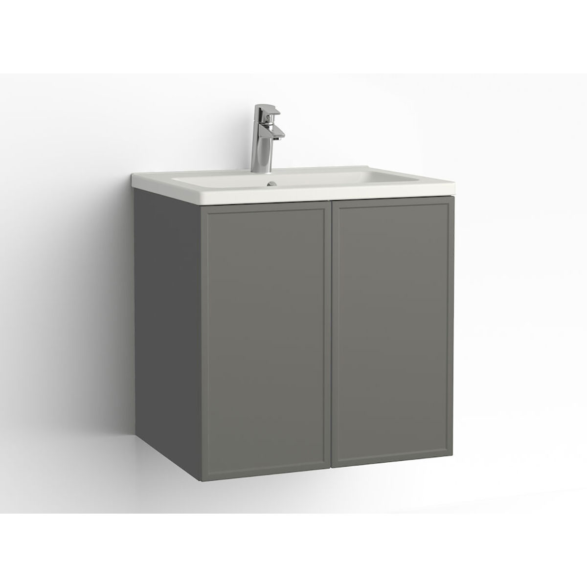 Tvättställsskåp Vedum Free 600 med 2 Luckor | badrum - badrumsmobler - tvattstallsskap-och-kommod | KakelKungen