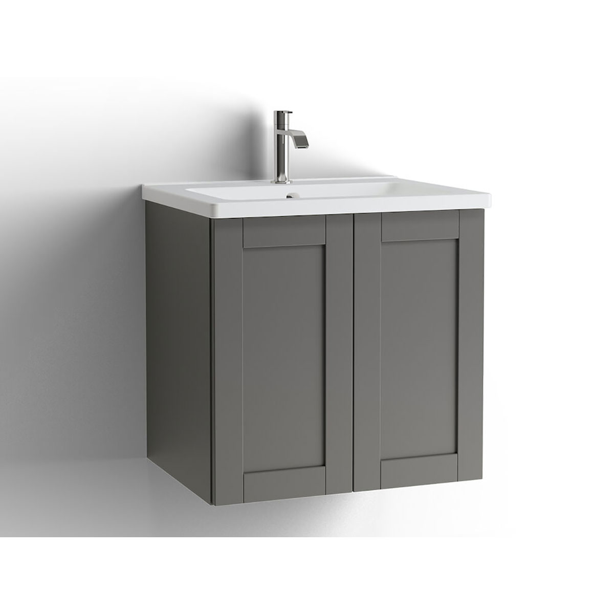 Tvättställsskåp Vedum Free 600 med 2 Luckor | badrum - badrumsmobler - tvattstallsskap-och-kommod | KakelKungen