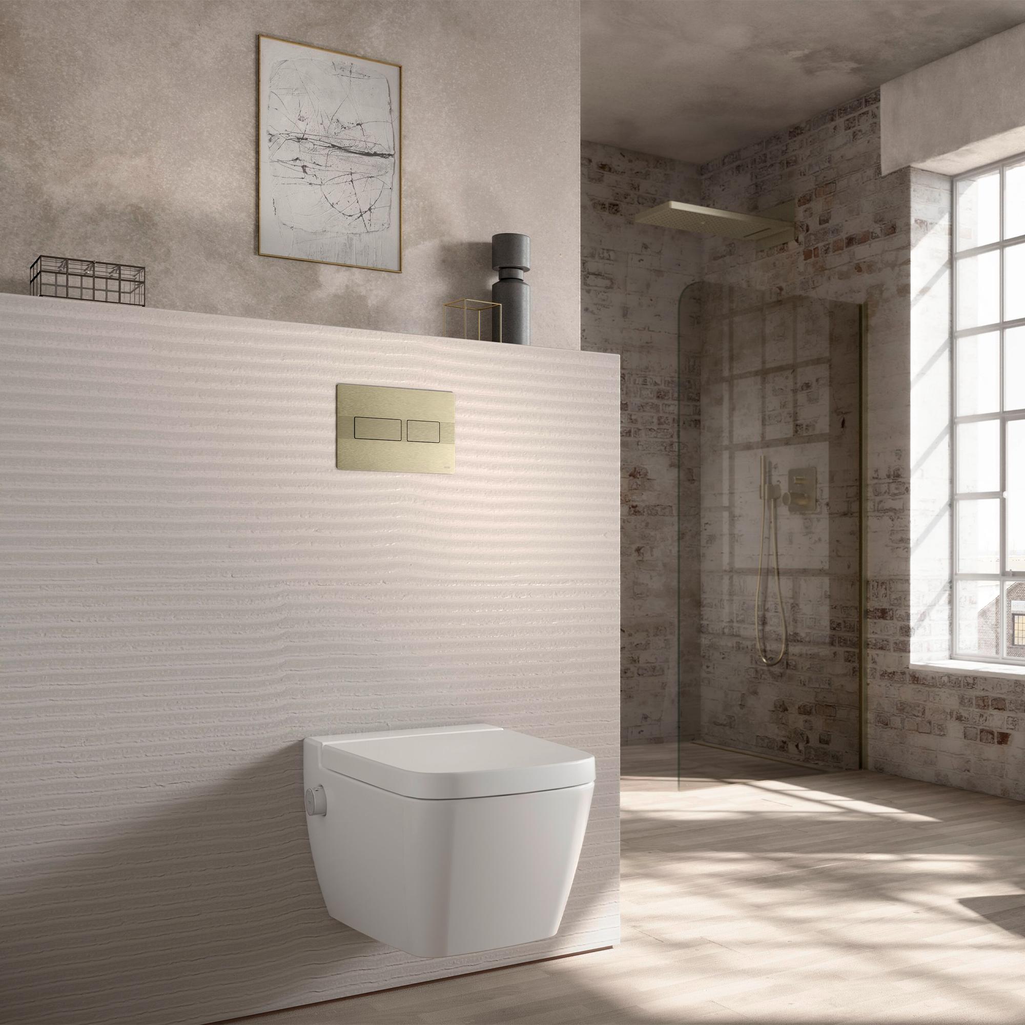 Spolknapp TECE Solid