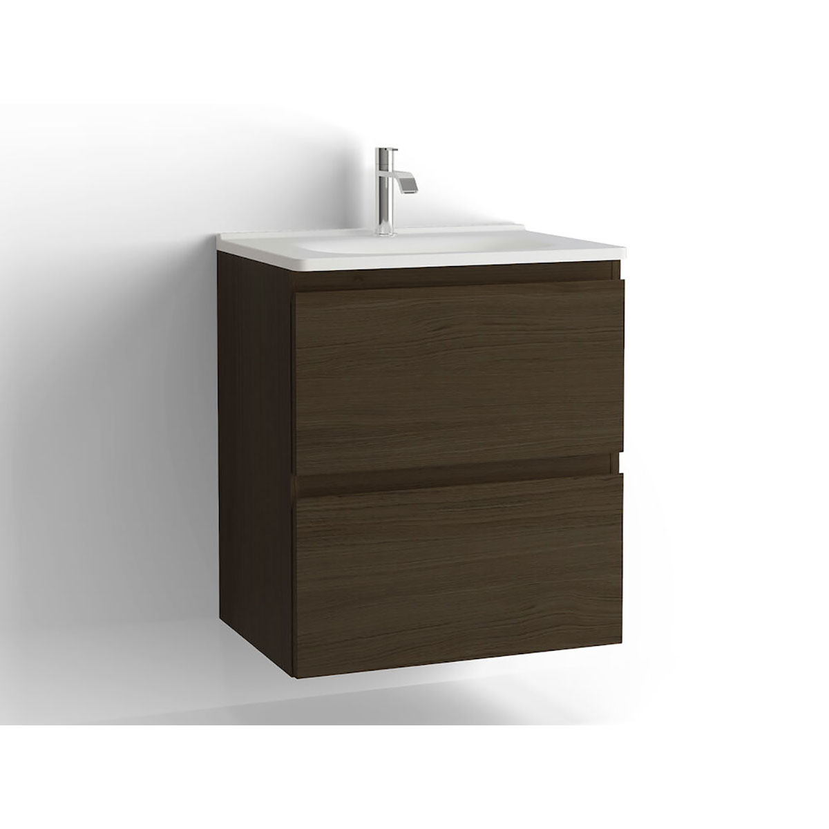 tvättställsskåp vedum flow 600x413 med 2 lådor