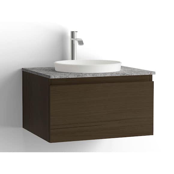 Tvättställsskåp Vedum Flow 600x478 med 1 Låda