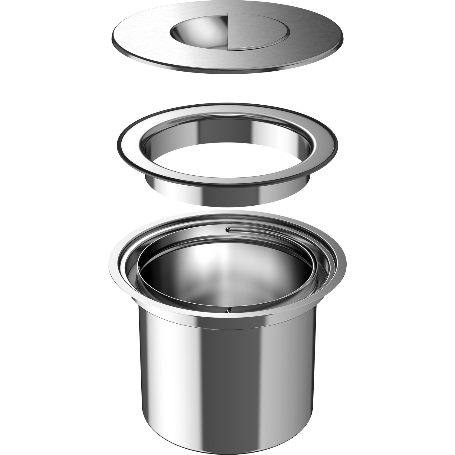 Kildesorteringsbeholder Blanco Solon-F Tre