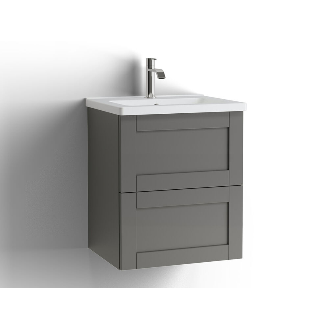 Tvättställsskåp Vedum Free 500 med 2 Lådor | badrum - badrumsmobler - tvattstallsskap-och-kommod | KakelKungen