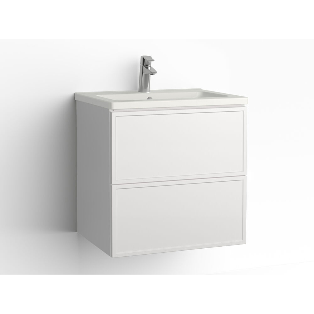 Tvättställsskåp Vedum Free 600 med 2 Lådor | badrum - badrumsmobler - tvattstallsskap-och-kommod | KakelKungen