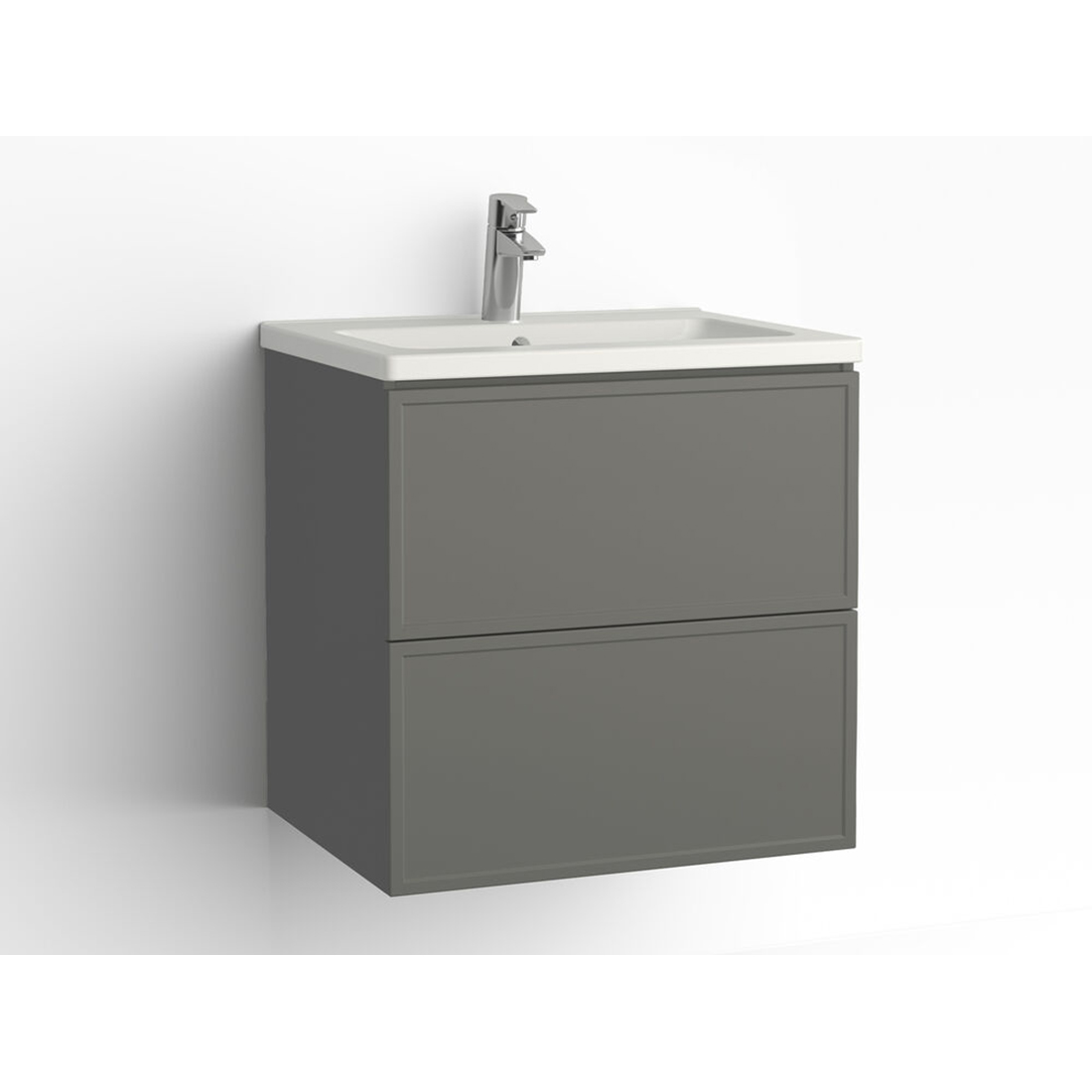 Tvättställsskåp Vedum Free 600 med 2 Lådor | badrum - badrumsmobler - tvattstallsskap-och-kommod | KakelKungen