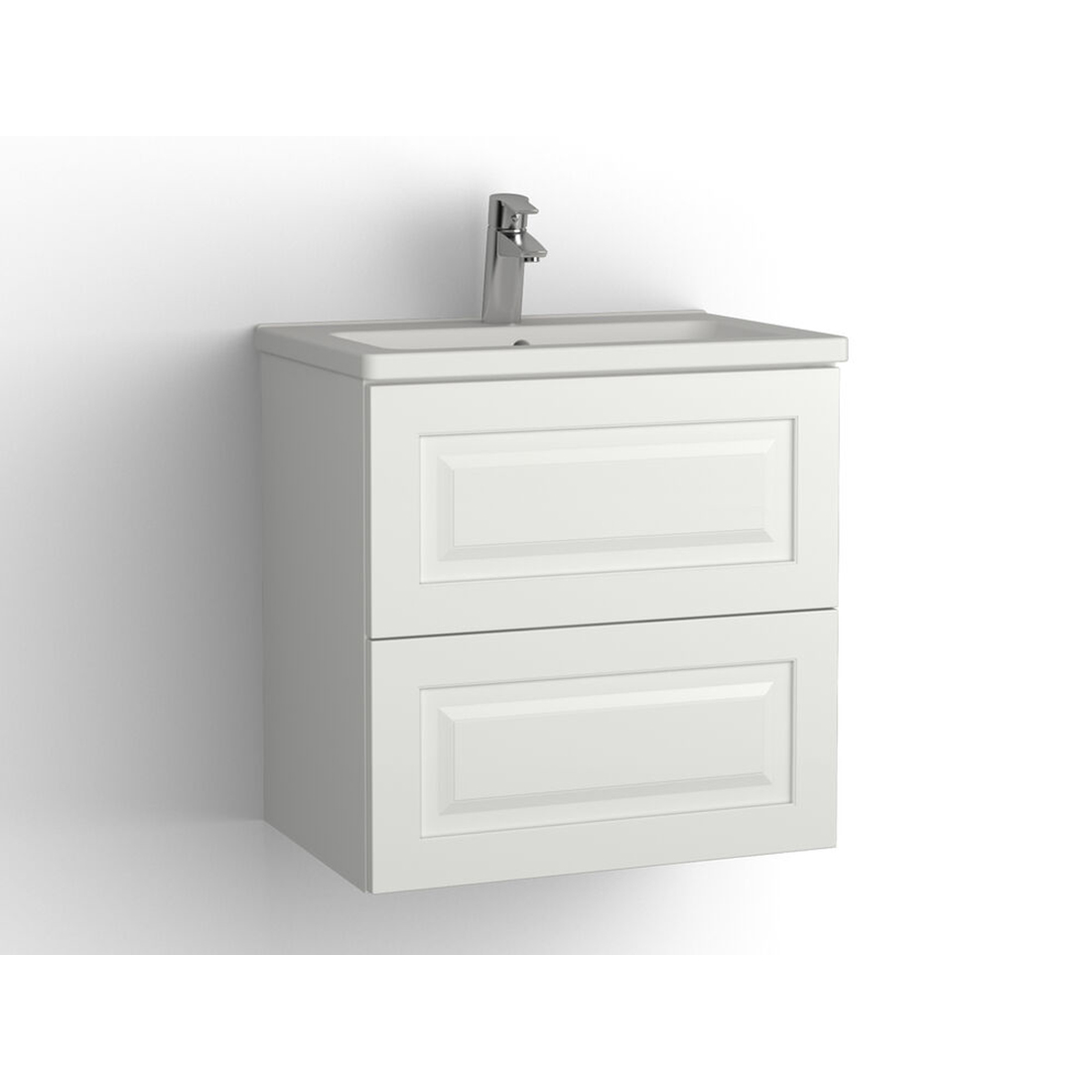 Tvättställsskåp Vedum Free 600 Compact med 2 Lådor | badrum - badrumsmobler - tvattstallsskap-och-kommod | KakelKungen