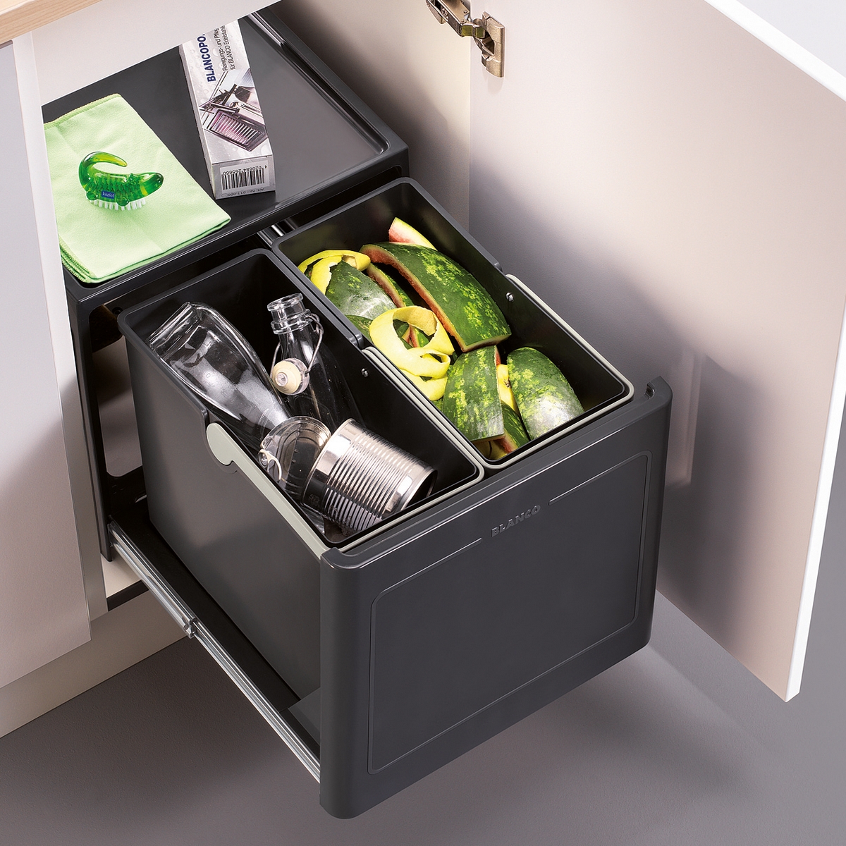 Kildesorteringsbeholder Blanco Button Pro 45 Automatic