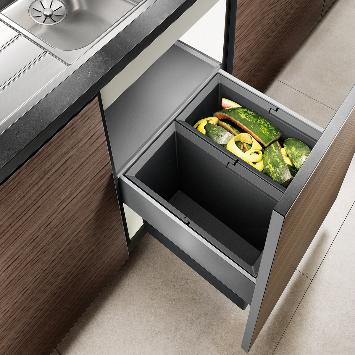 Kildesorteringsbeholder Blanco Select 50/2