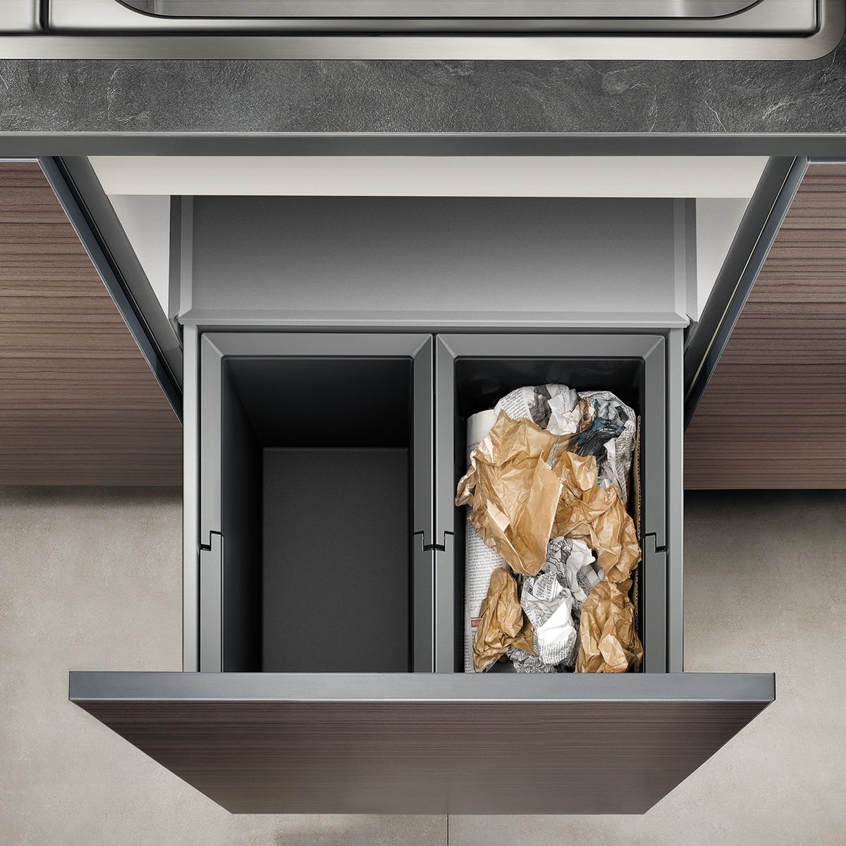 Kildesorteringsbeholder Blanco Select 50/2