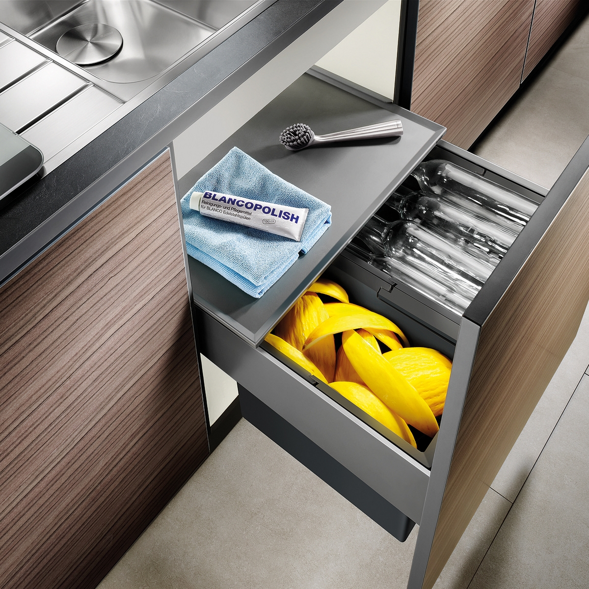 Kildesorteringsbeholder Blanco Select 60/2