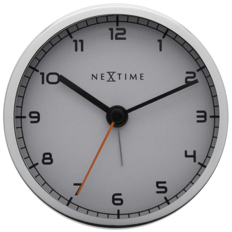 Väckarklocka NeXtime Company Alarm Metall Vit