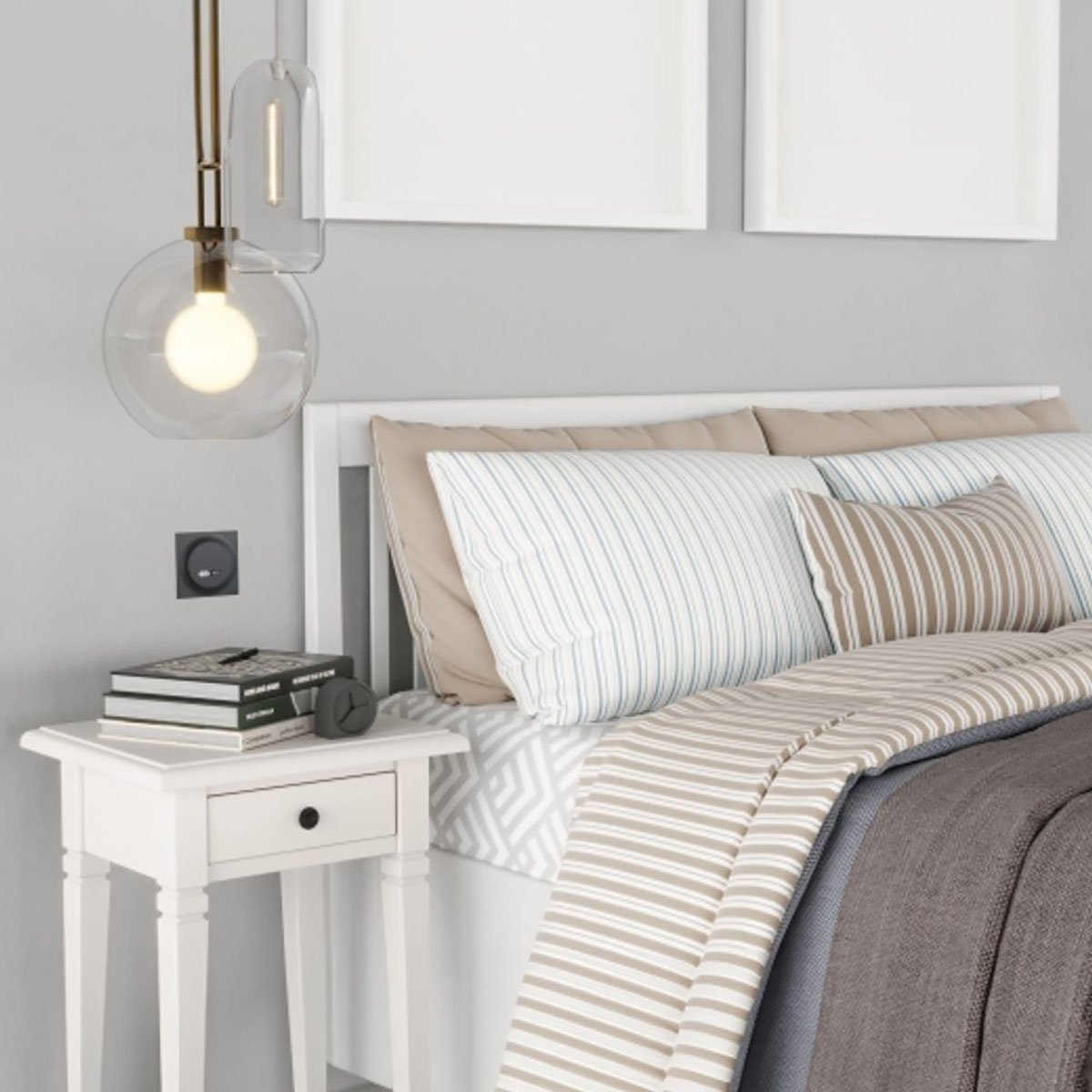 USB-Uttak Elko One Typ A+C 21W Innfelt Ladestasjon Skruetilkobling