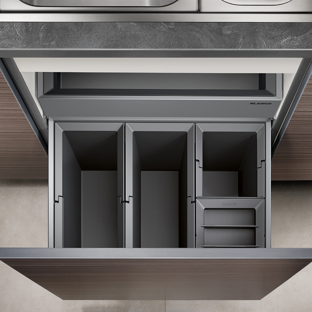 Kildesorteringsbeholder Blanco Select 60/4 Orga