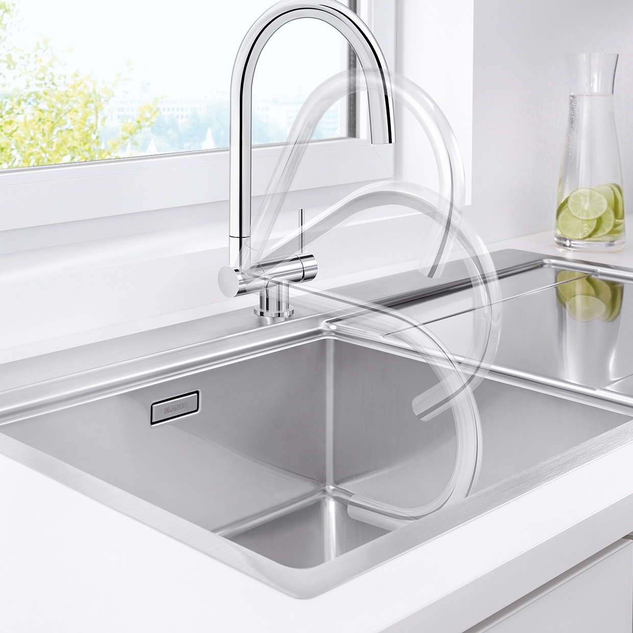 Kjøkkenblander Blanco Coressa F Sammenleggbar