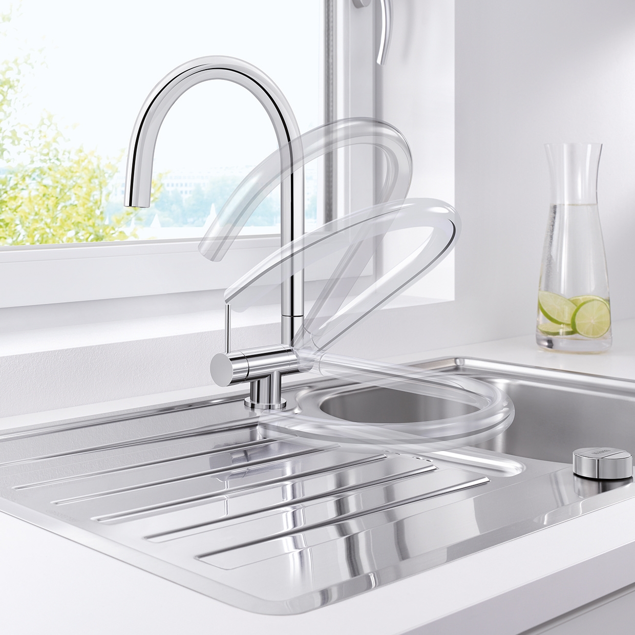 Kjøkkenblander Blanco Coressa F Sammenleggbar