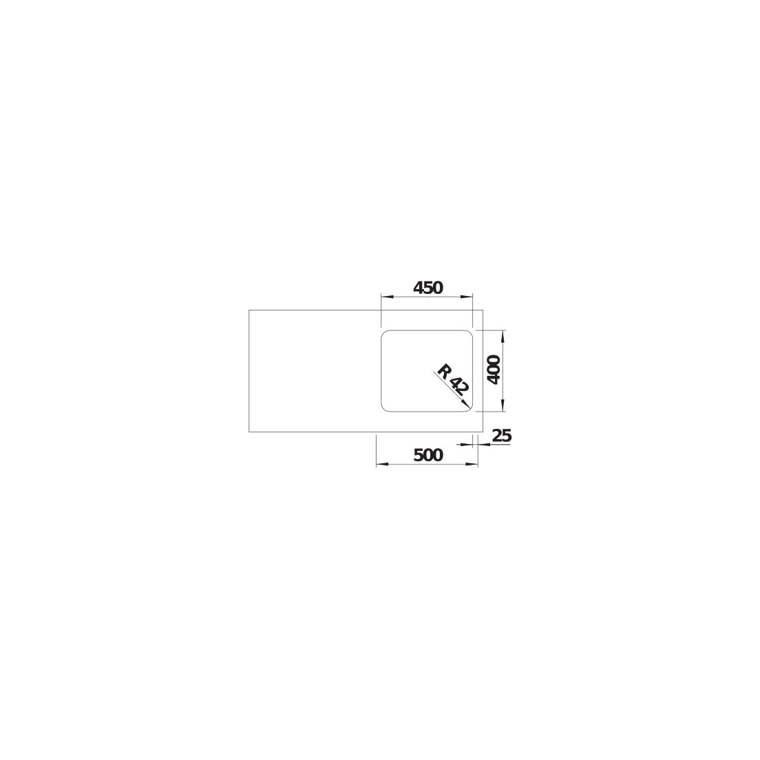 Kjøkkenvask Blanco Solis 450 Infino