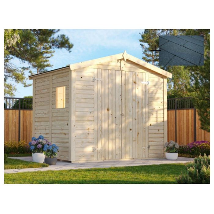 Redskapsbod Palmako Dan 4,6 m2 med Takshingel