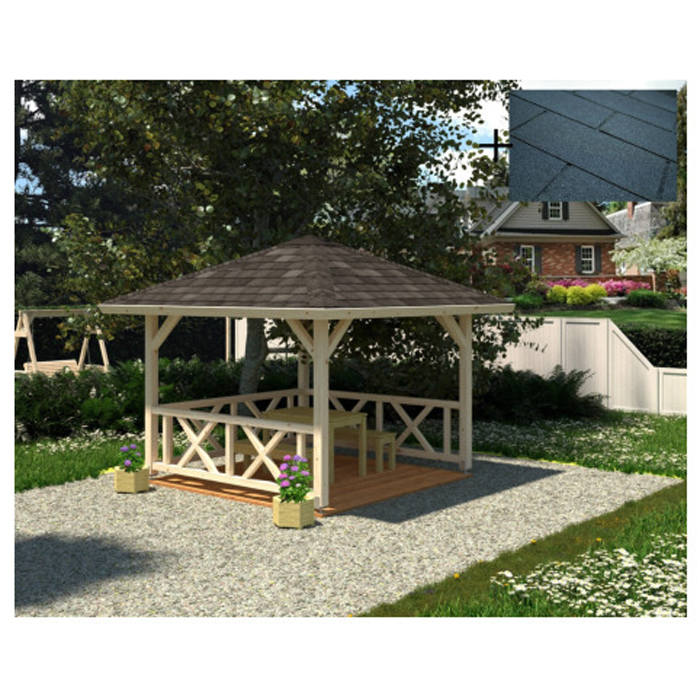 Paviljong Palmako Betty 9,0 m2 med Takshingel