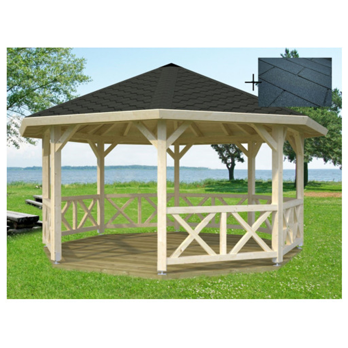 Paviljong Palmako Betty 18,0 m2 med Takshingel