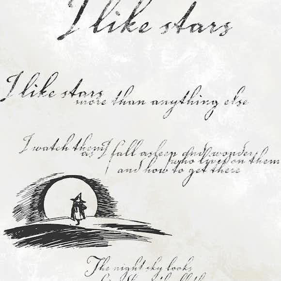 Tapet Paintpart Mumin 3 5349-1