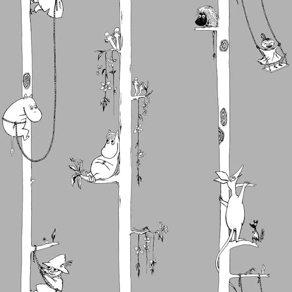 Tapet Paintpart Mumin 3 5351-1