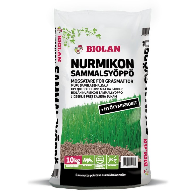Mossätare Biolan 10 kg