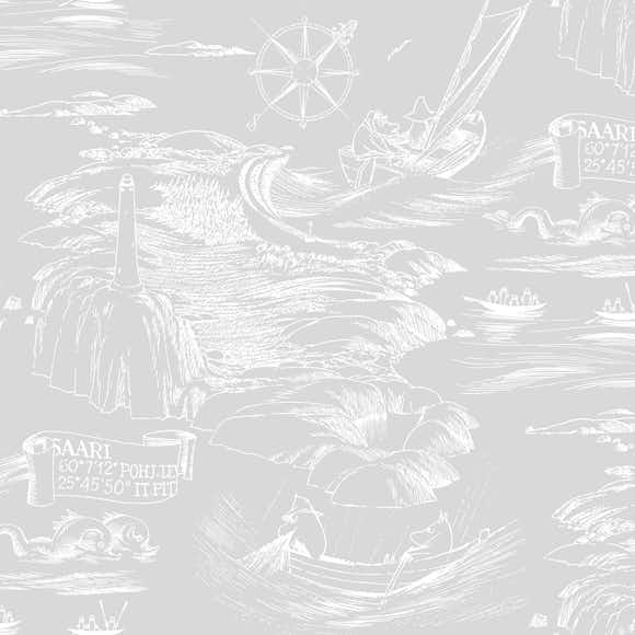 Tapet Paintpart Mumin 3 5355-7