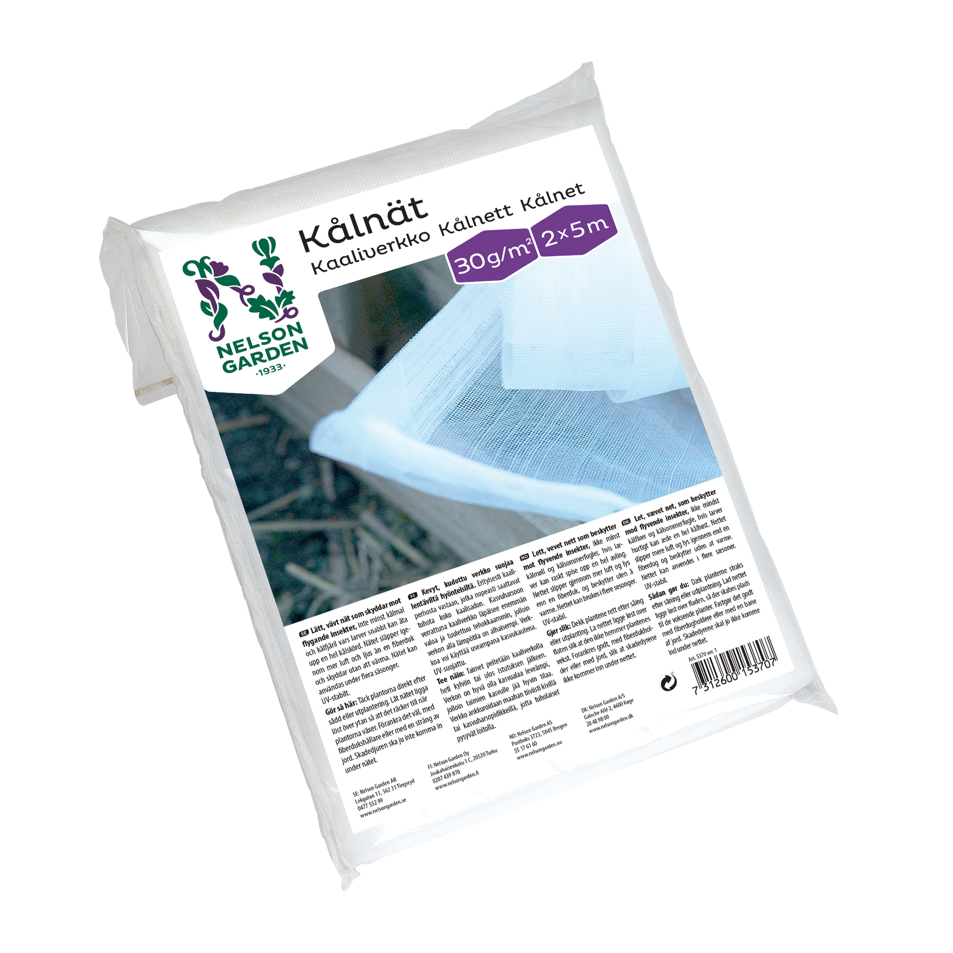 Kålnät Nelson Garden 2x5 m