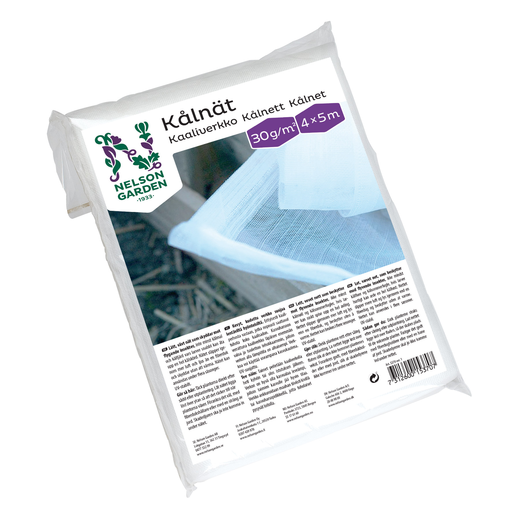 Kålnät Nelson Garden 4x5 m