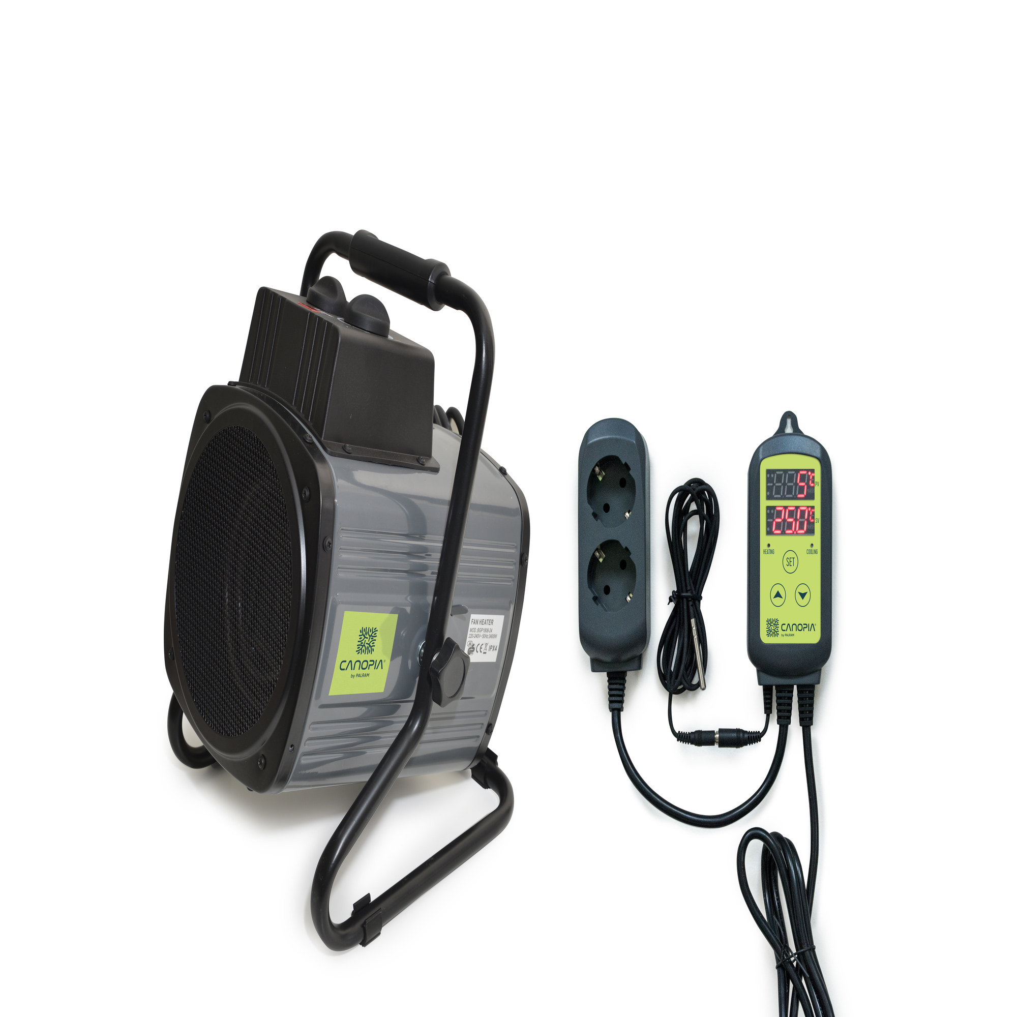 Varmevifte Canopia By Palram Bærbar 2400 W For Drivhus