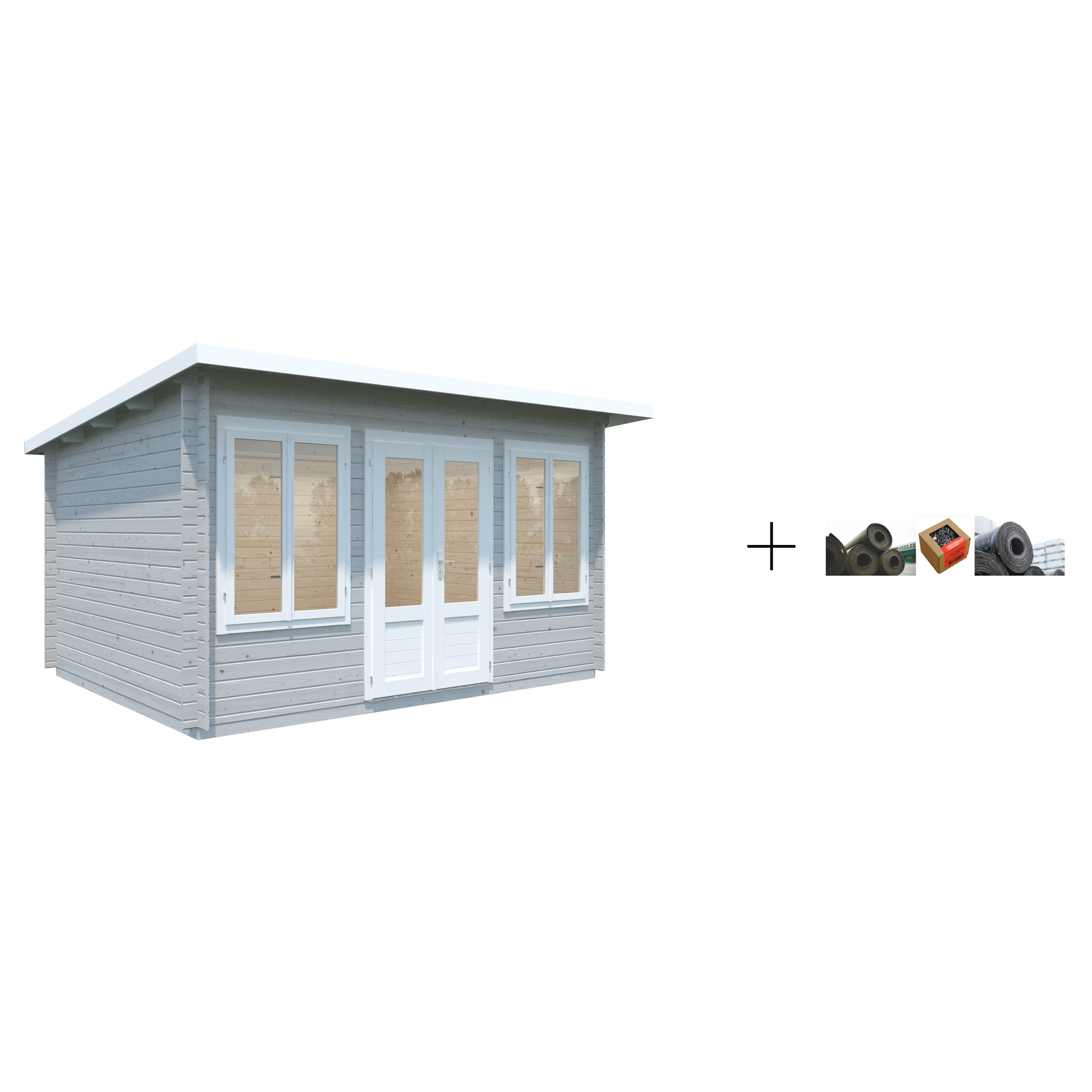 Anneks Palmako Lisa 11,5 m2 med Papp, Spiker og SBS Takbelegg