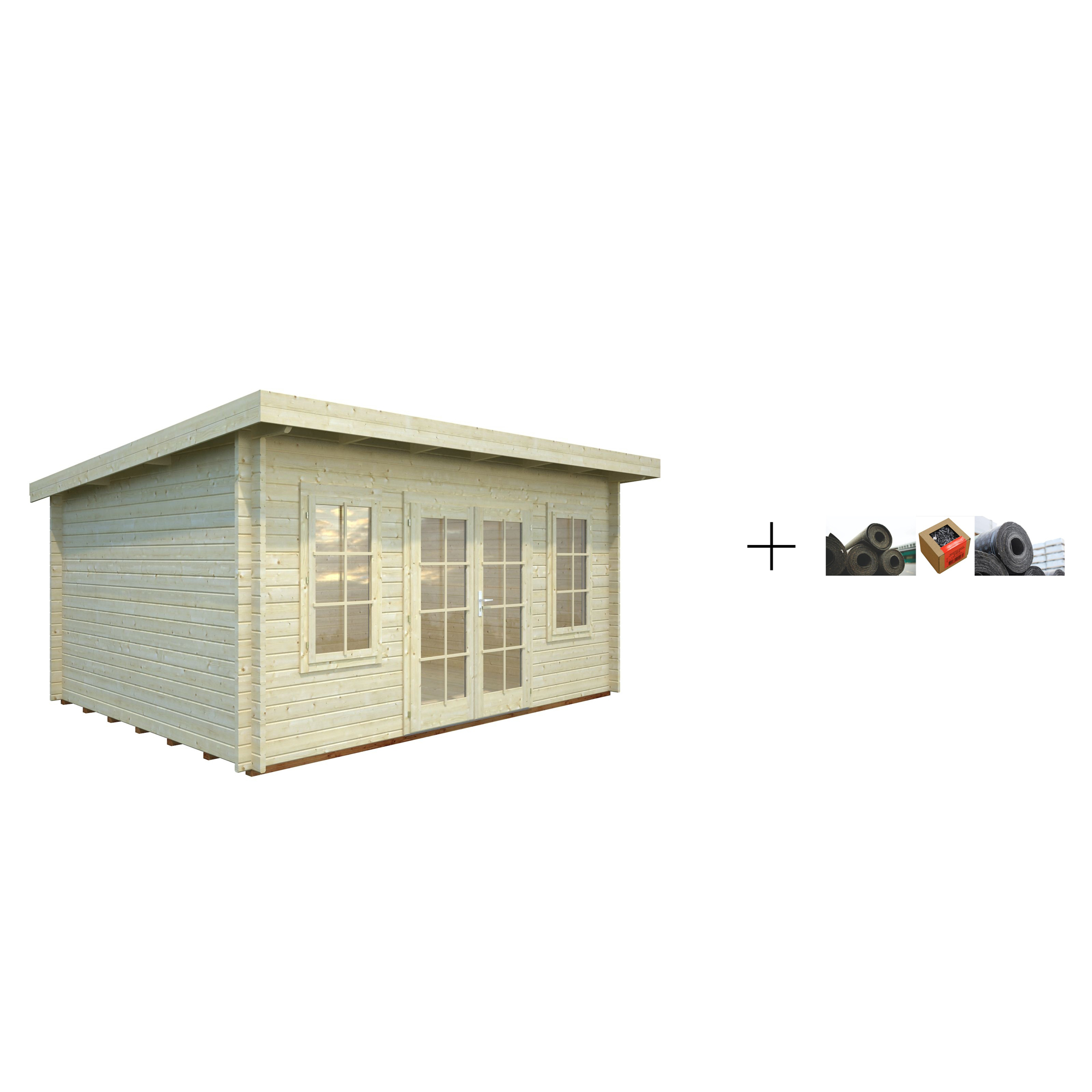 Anneks Palmako Lisa 14,2 m2 med Papp, Spiker og SBS Takbelegg