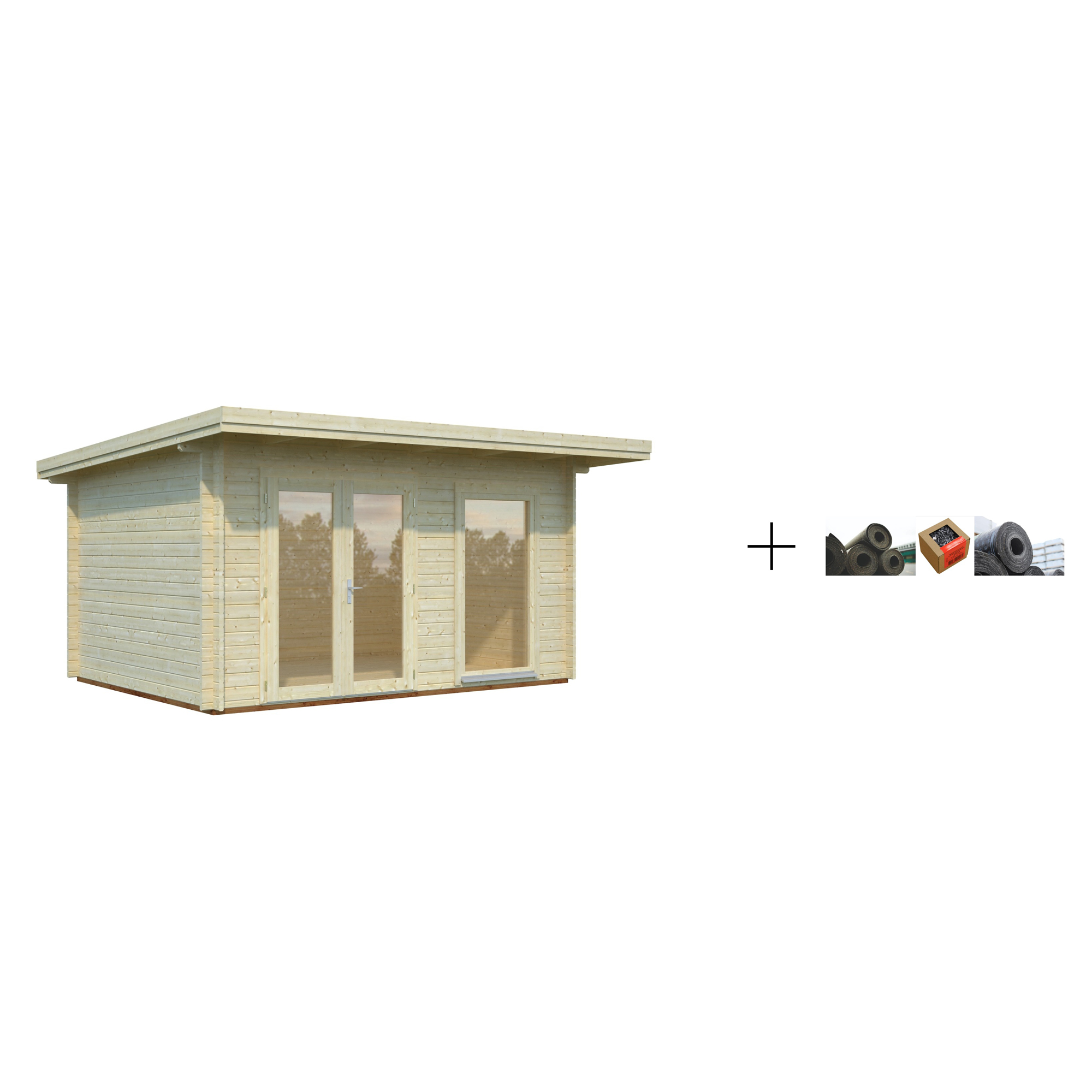 Anneks Palmako Heidi 11,7 m2 med Papp, Spiker og SBS Takbelegg