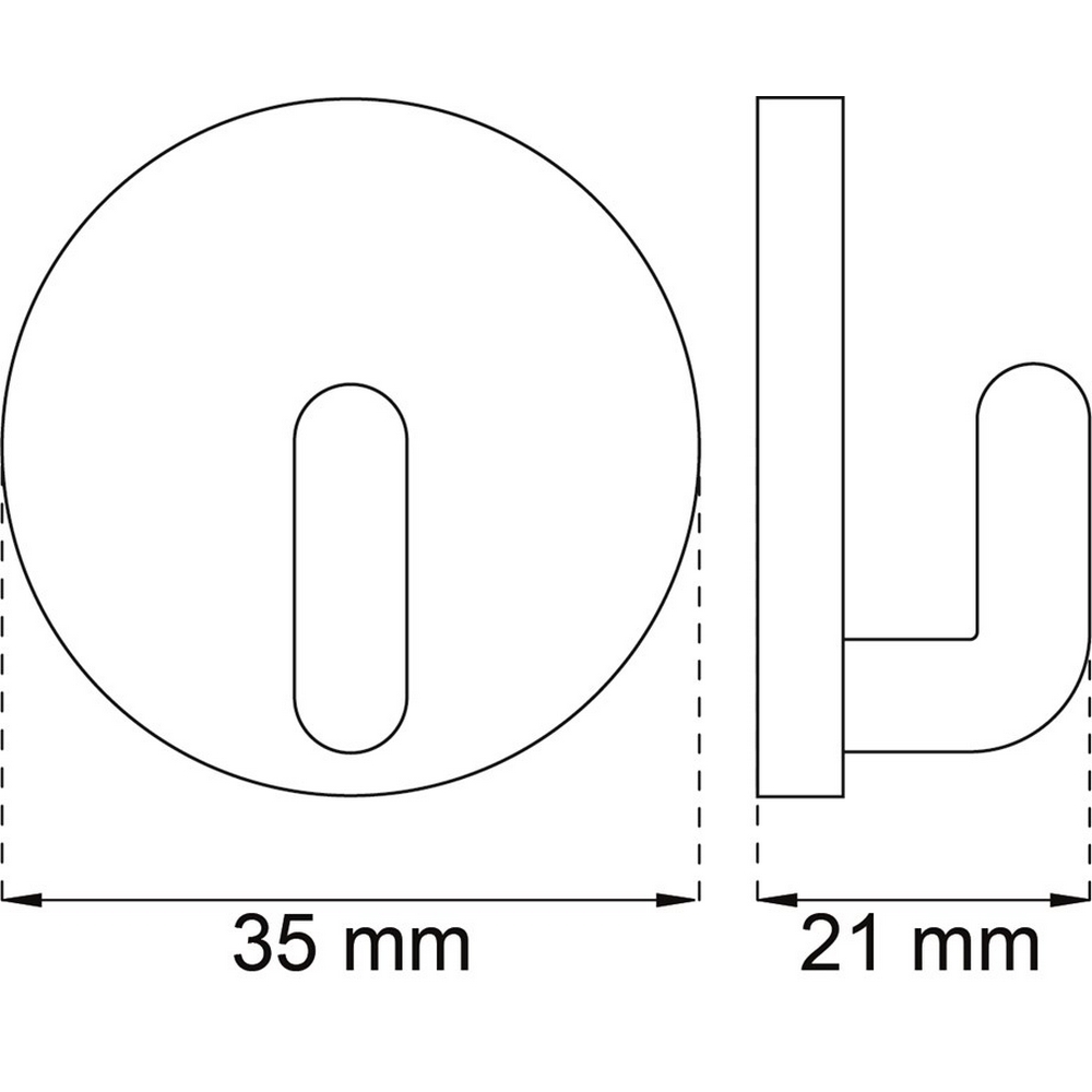Krok Habo 2080 Hvit Selvheftende