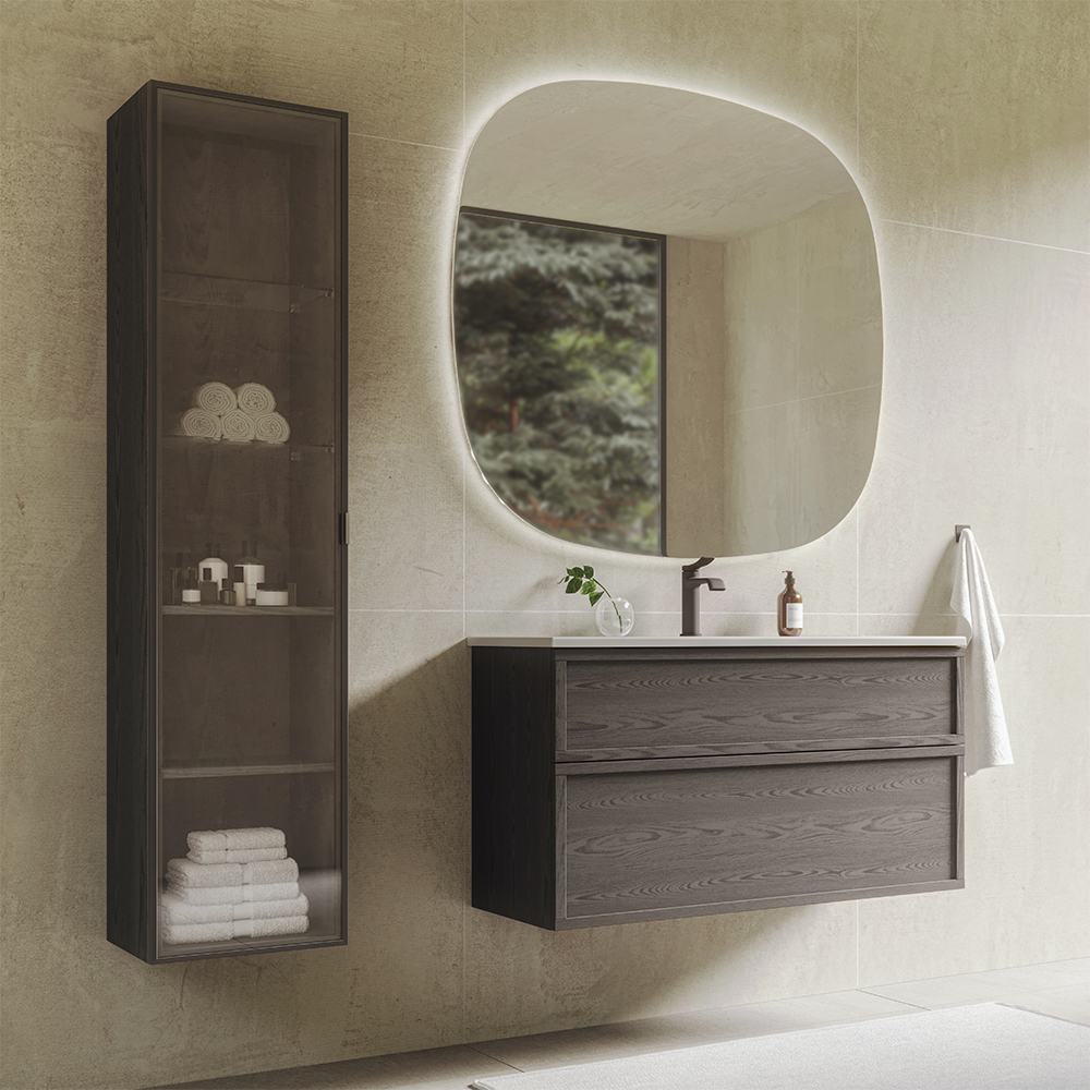 Spegel Svedbergs Norra med LED-belysning