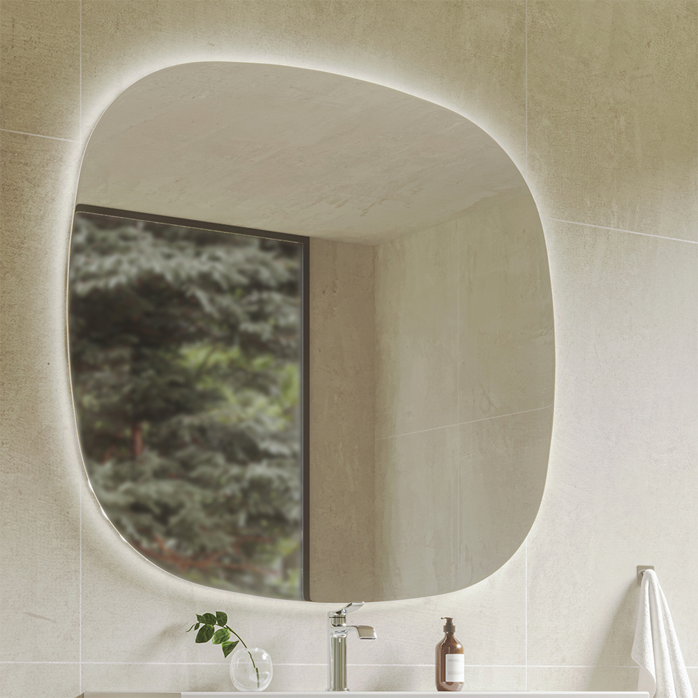 Spegel Svedbergs Norra med LED-belysning