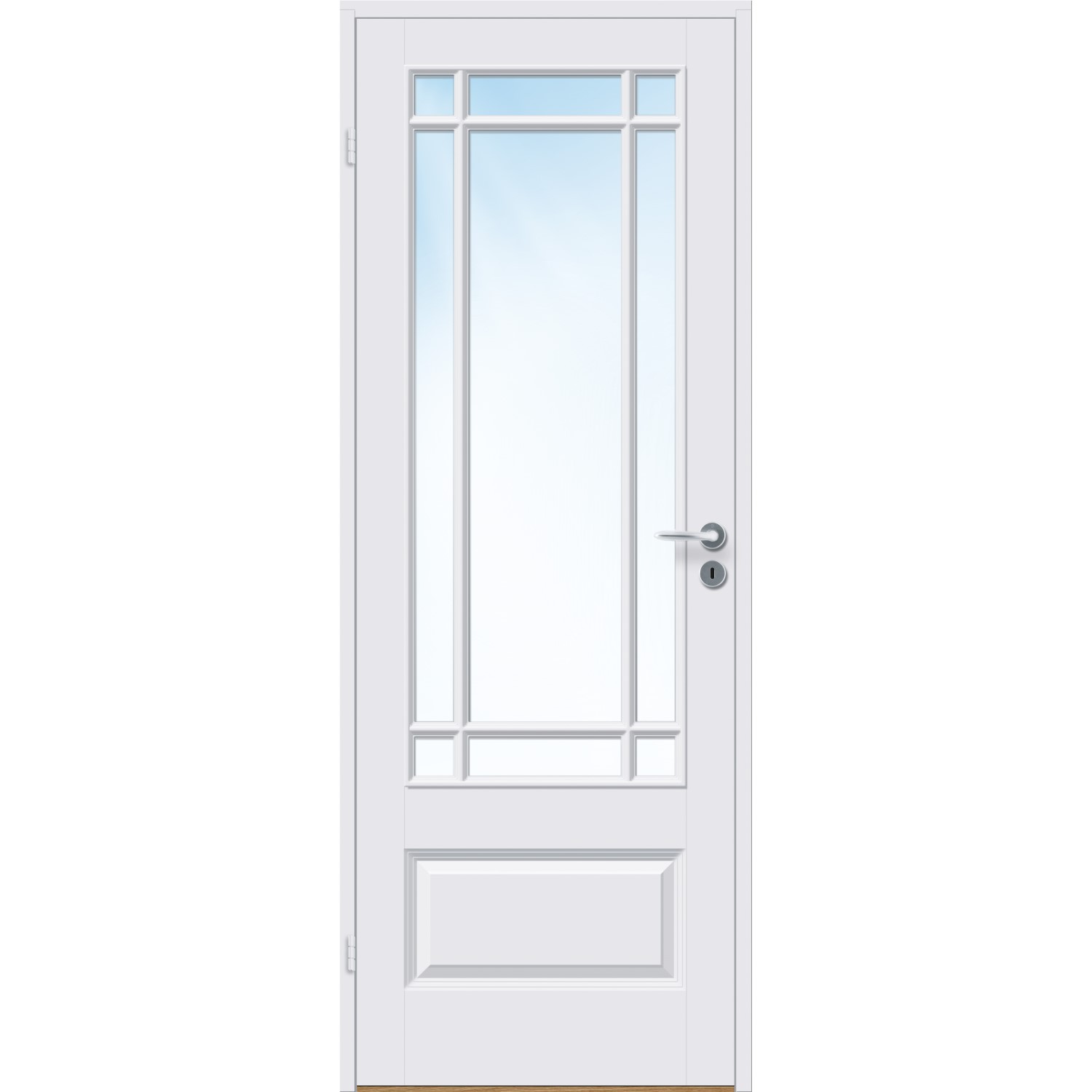 Innerdør Bygg1 Ida Kompakt FW New York Klarglass