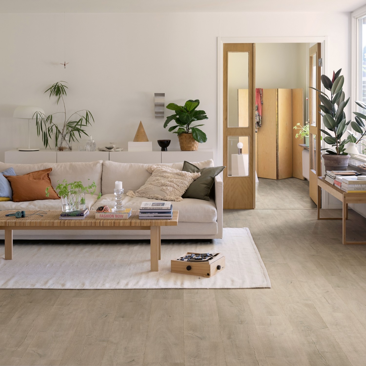 Laminatgulv Pergo Lillehammer Mature Taupe Oak