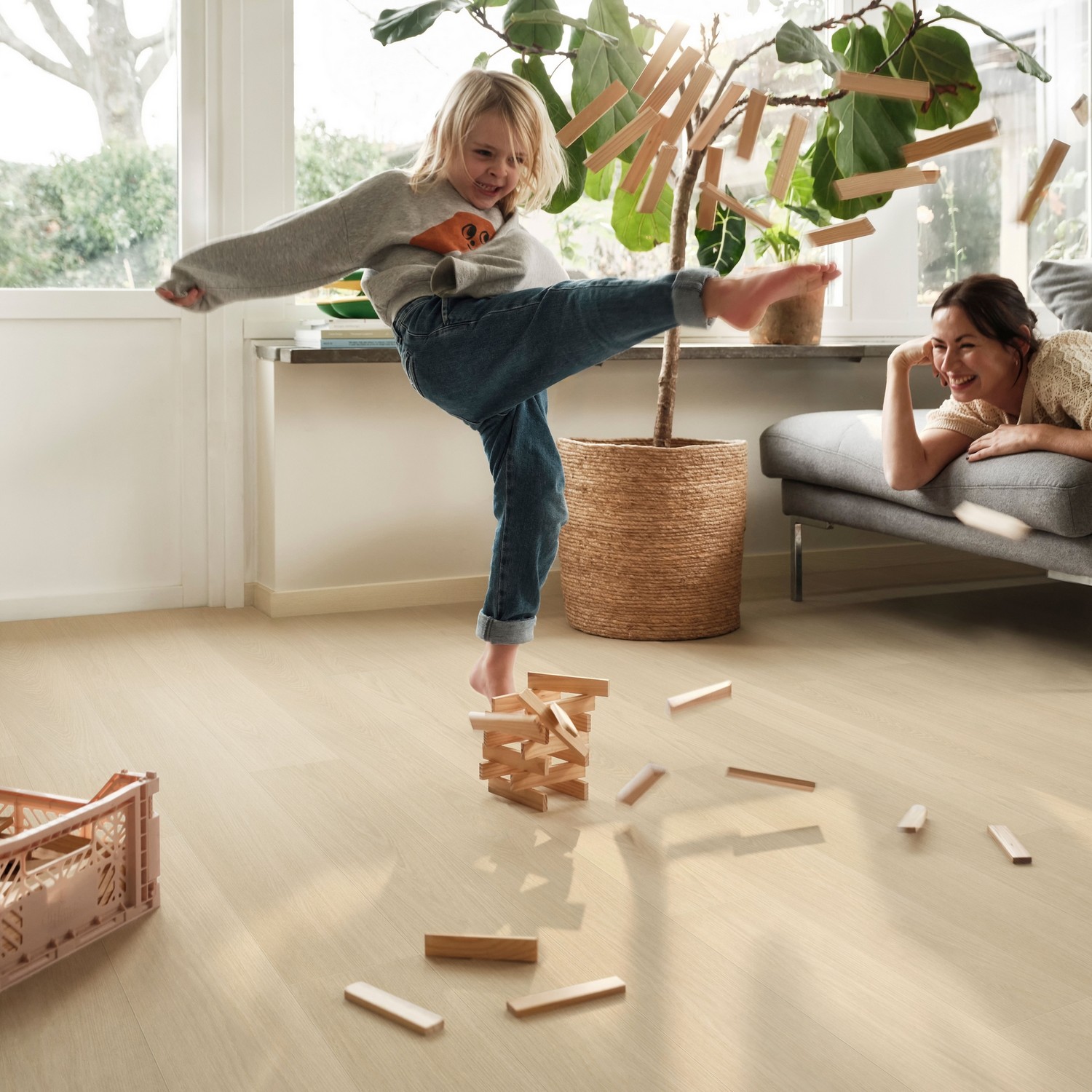 Laminatgolv Pergo Lillehammer Limfjord Oak