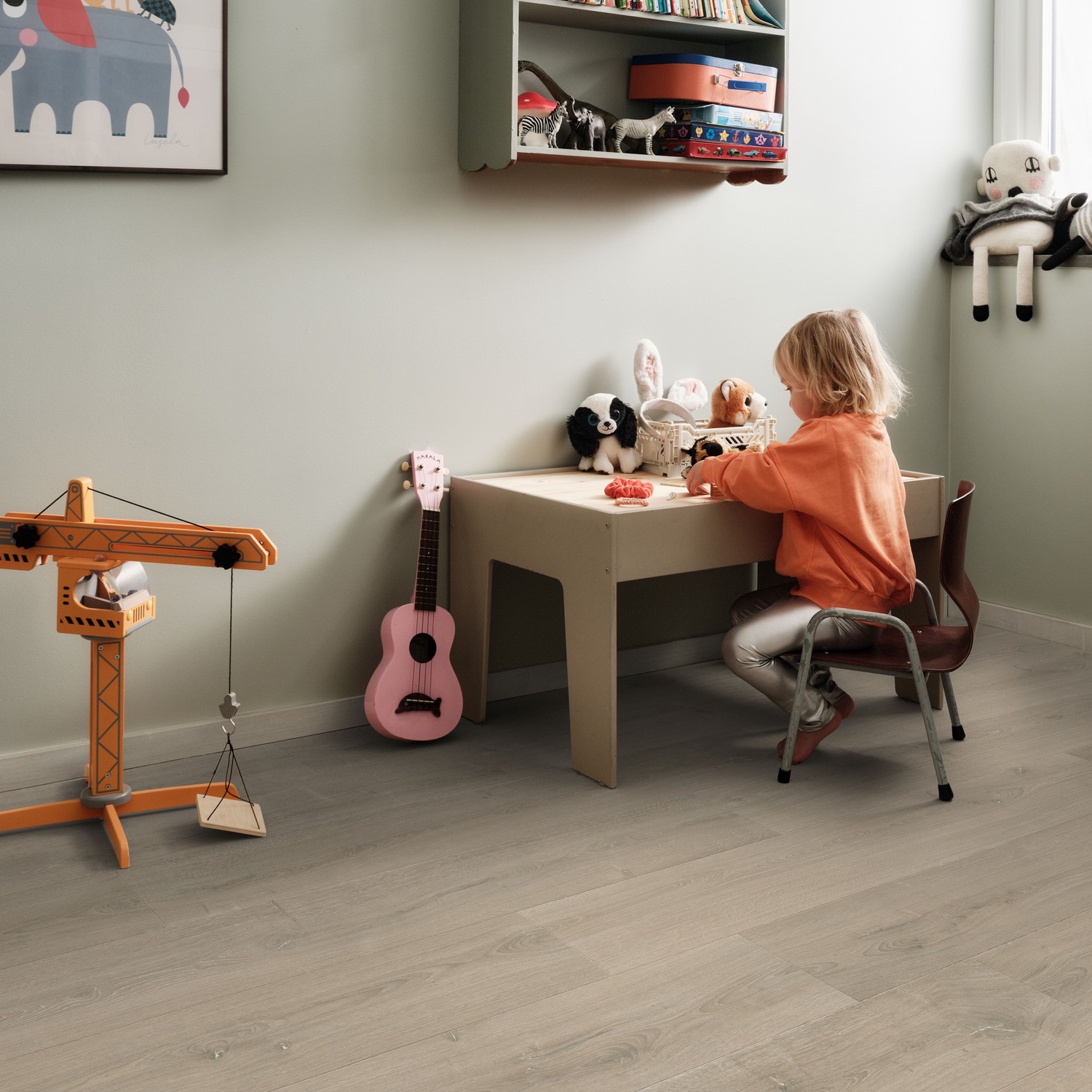 Laminatgulv Pergo Lillehammer Pure Mist Oak