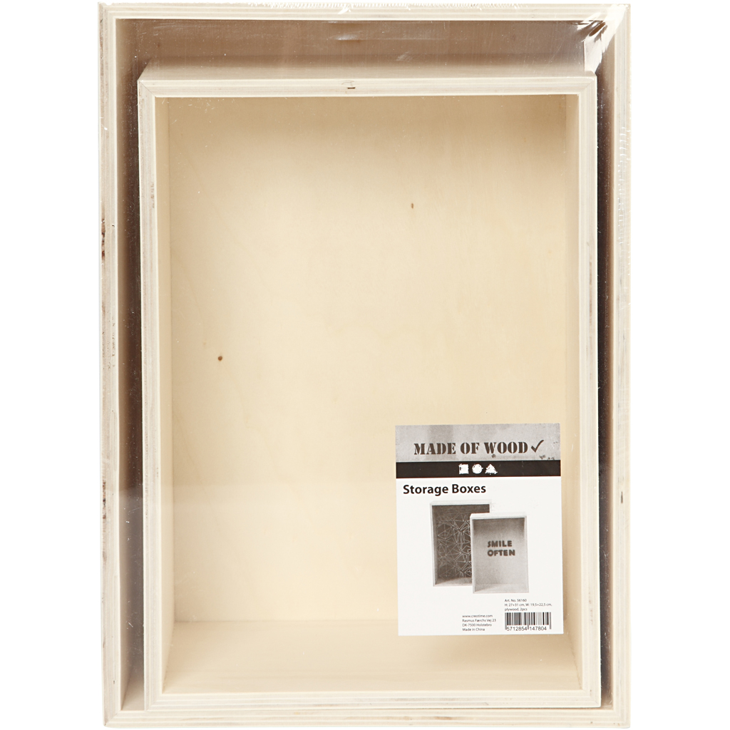 Oppbevaringskasser Creativ Company D 12,5 cm 2 stk/1 Sett