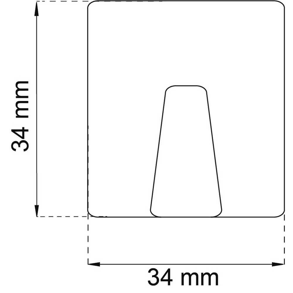 Krok Habo 1620 Hvit Selvheftende