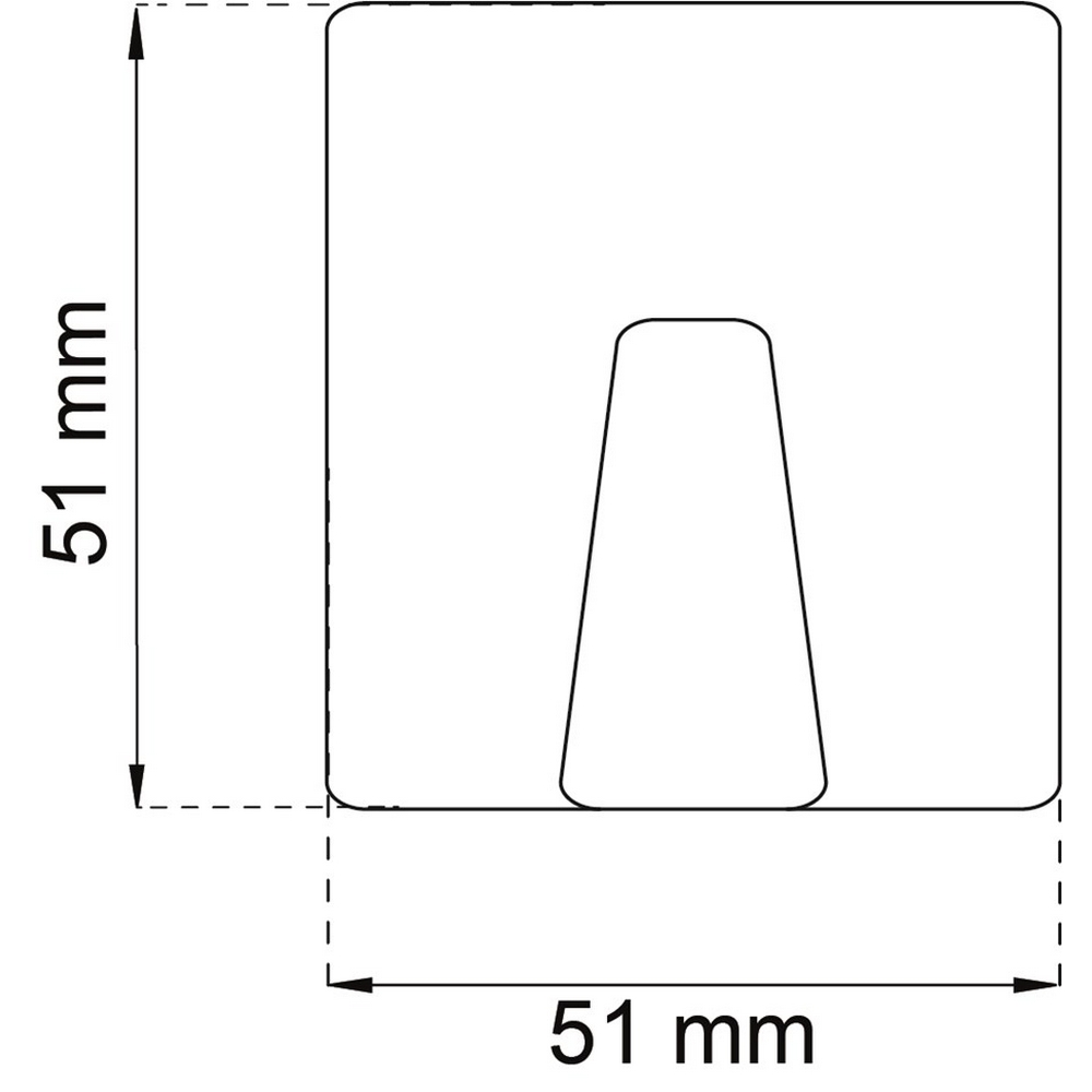 Krok Habo 1621 Hvit Selvheftende